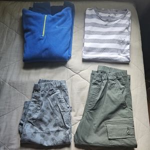 Boys Set of 4 Uniqlo Mountain Warehouse Size 13 Gorpcore Cargo Fleece